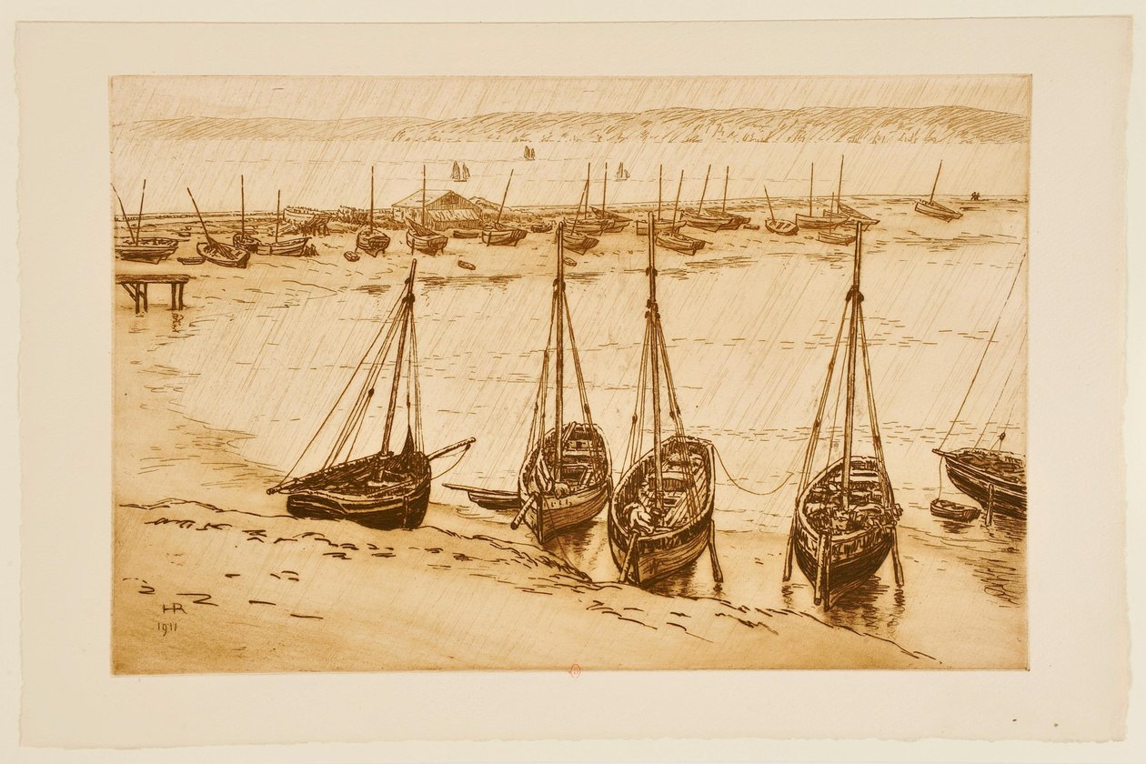 [Pequeña cabaña] de Henri Rivière