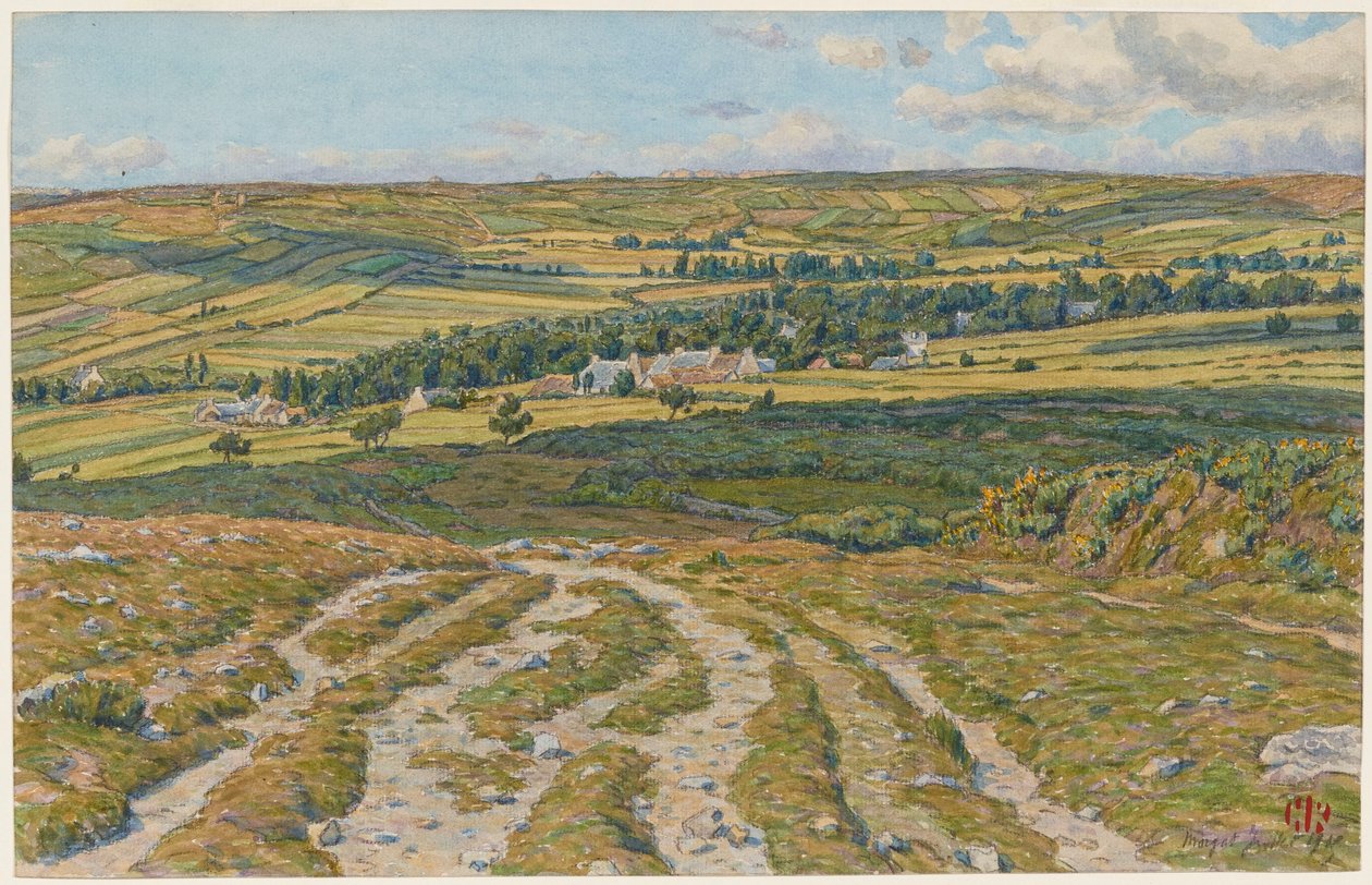 Landes de Lesquiffinec. Morgat de Henri Rivière