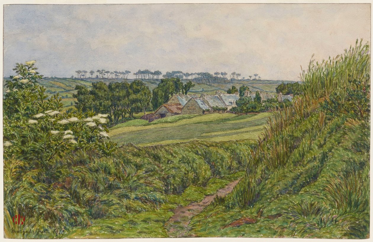 Primavera en Lesquiffinec, Morgat de Henri Rivière