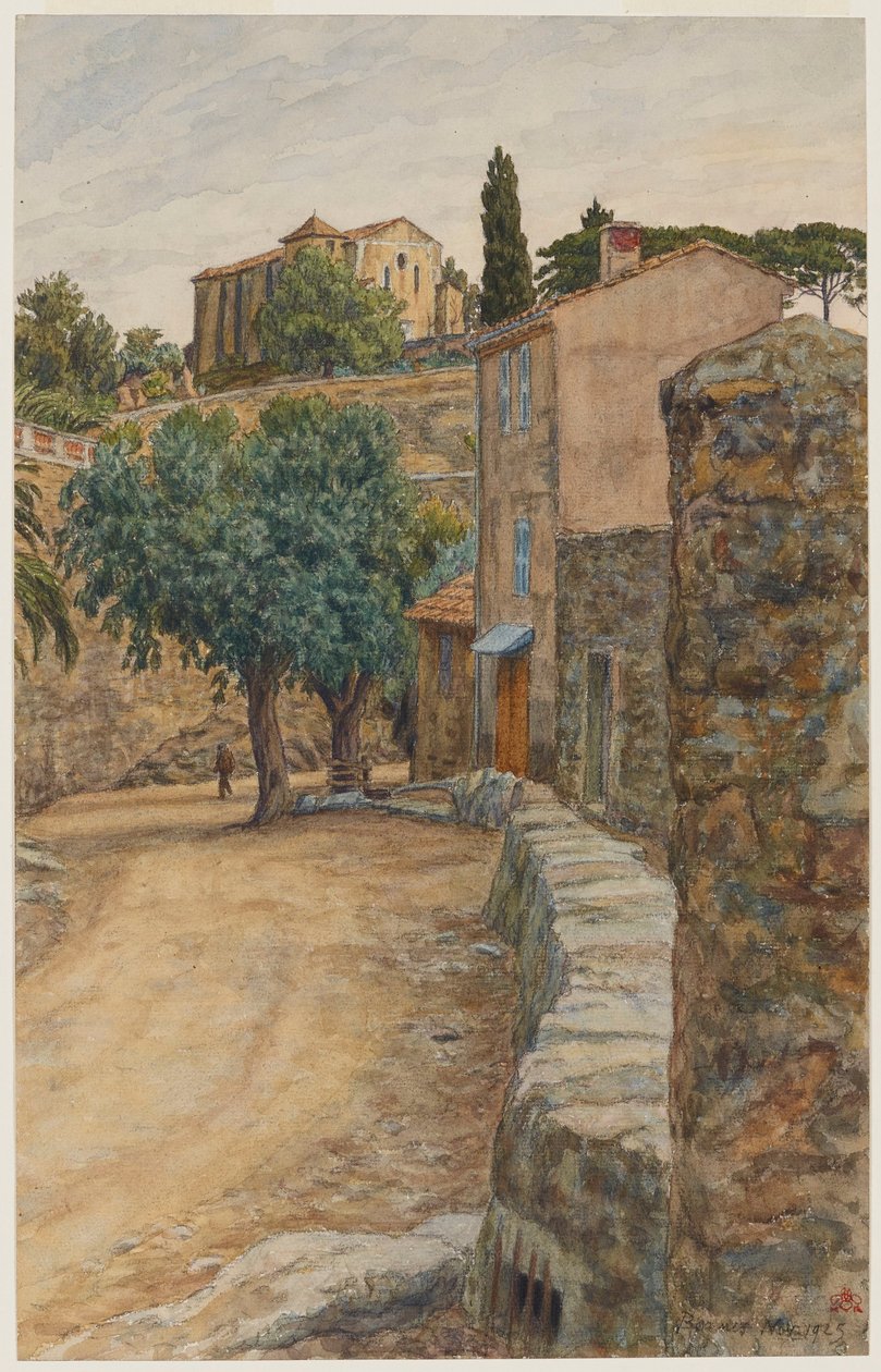 Straße in Bormes de Henri Rivière