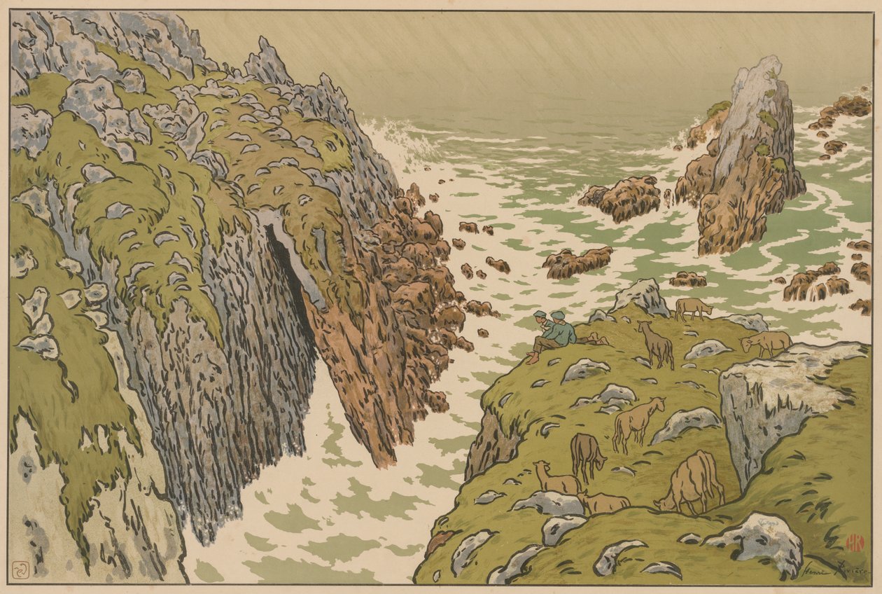 Aspectos de la naturaleza: el acantilado de Henri Rivière