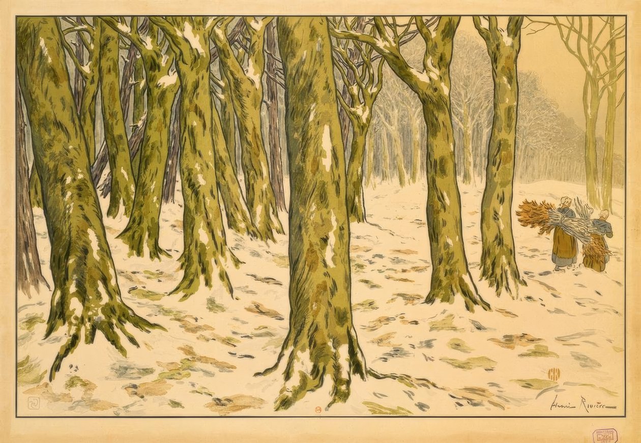 Le Bois. L’hiver de Henri Rivière
