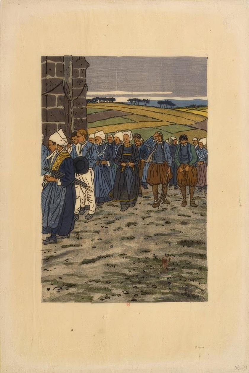 El perdón de Sainte-Anne-la-Palud de Henri Rivière
