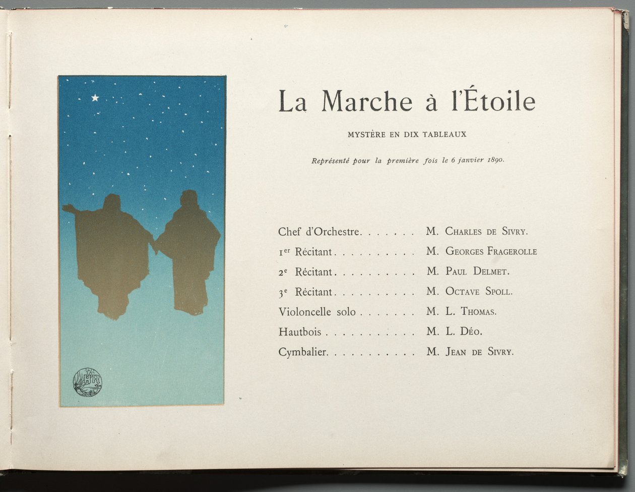El progreso de las estrellas: la marcha hacia la estrella misteriosa en diez cuadros de Henri Rivière