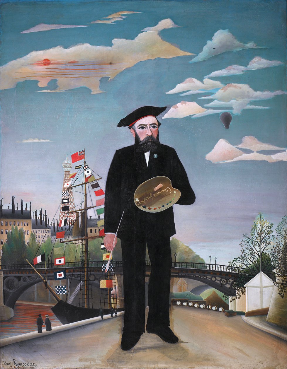 Yo mismo: retrato - paisaje de Henri Rousseau