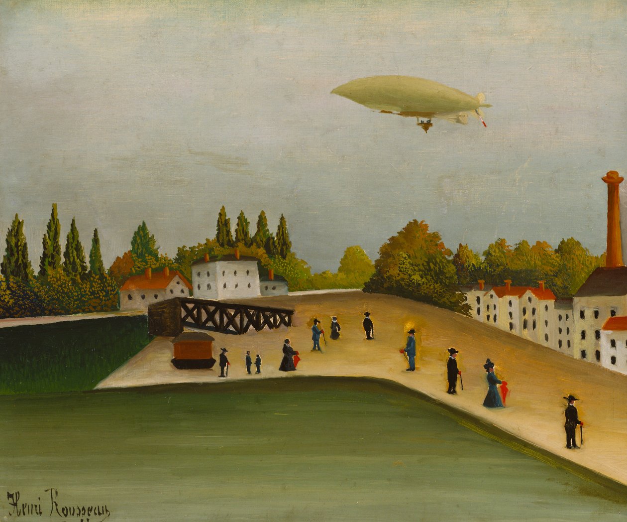 Muelle de Ivry de Henri Rousseau