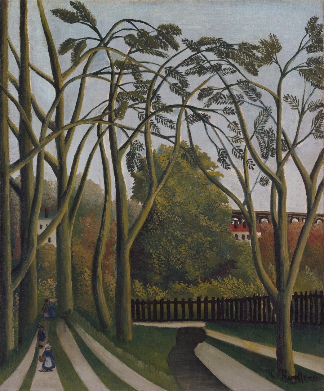 Las orillas del Bièvre cerca de Bicêtre, ca. 1908-09 de Henri Rousseau