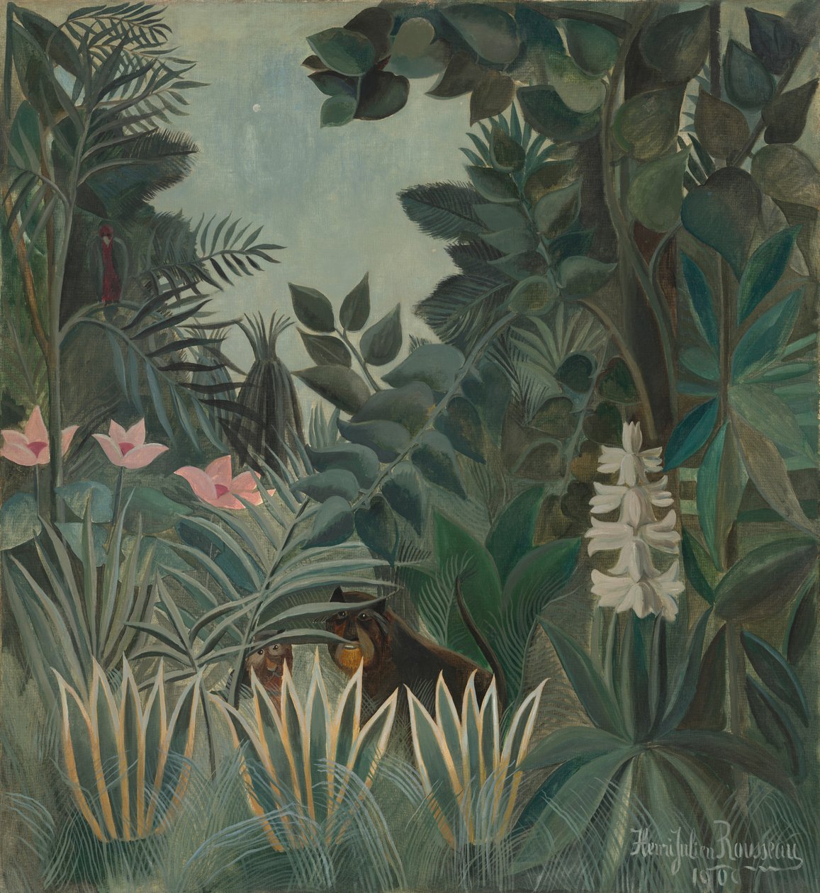 La jungla ecuatorial de Henri Rousseau