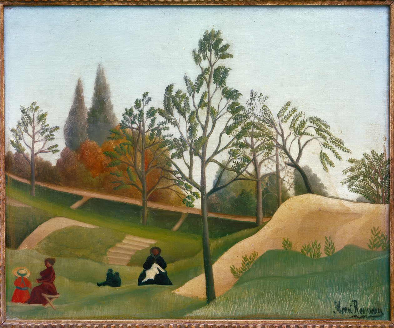 Vista de las fortificaciones de Henri Rousseau