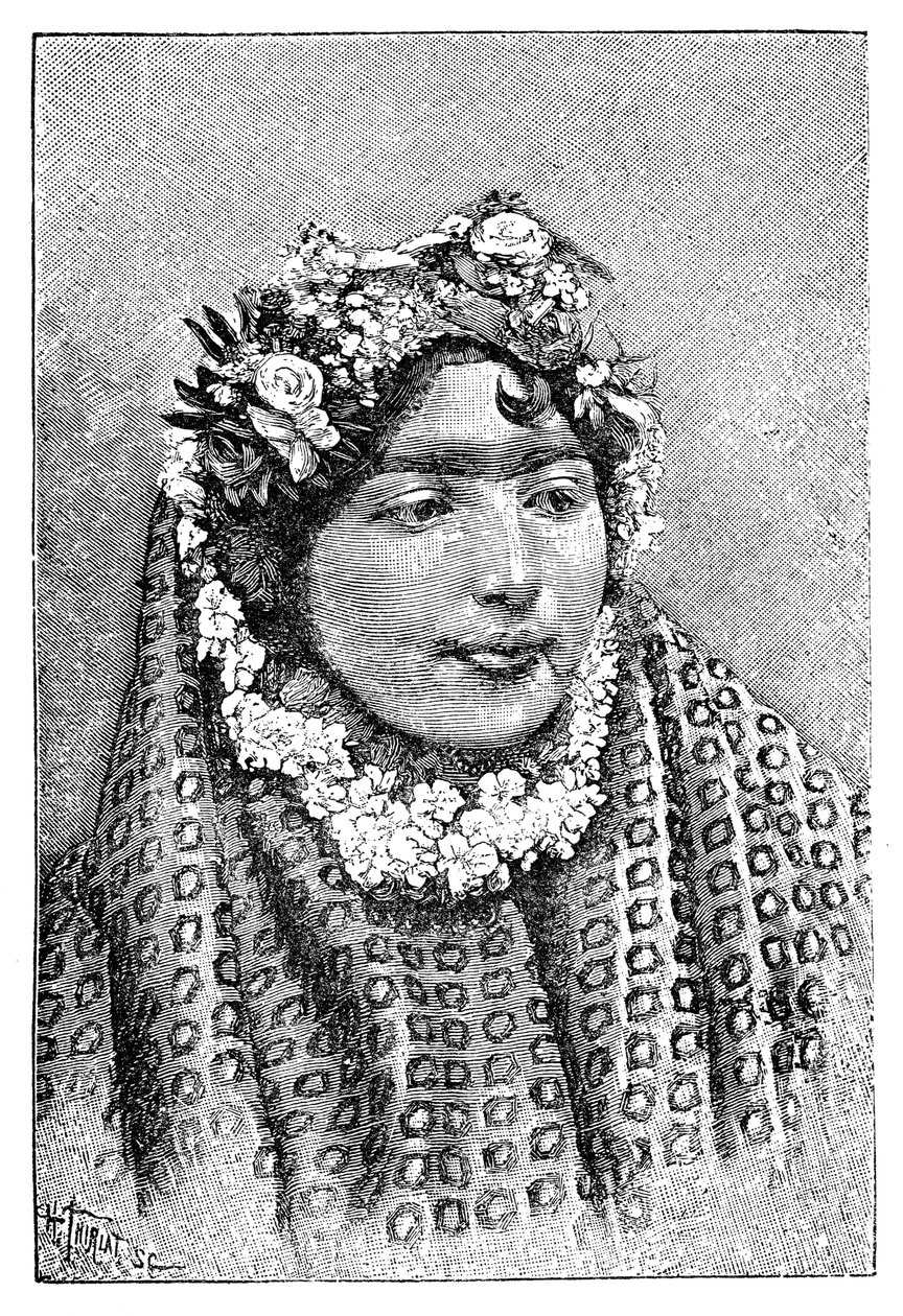 Una noble dama persa, 1895 de Henri Thiriat