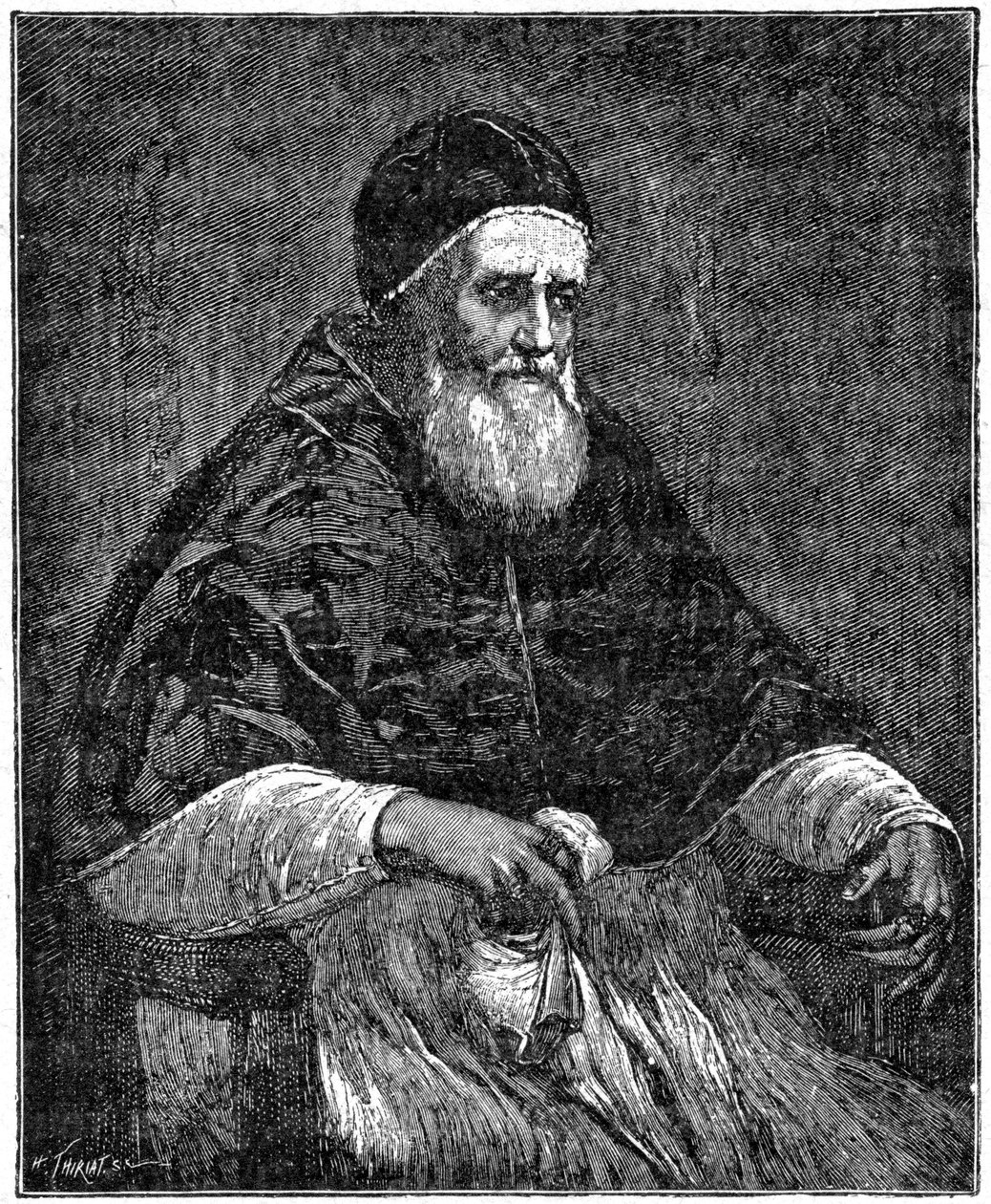 Papa Julio II, 1898 de Henri Thiriat