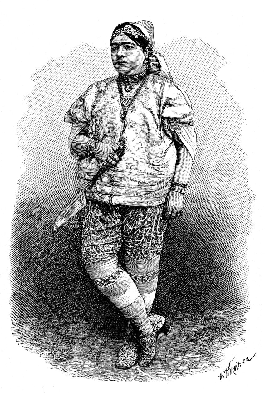 Judía tunecina, c. 1890 de Henri Thiriat
