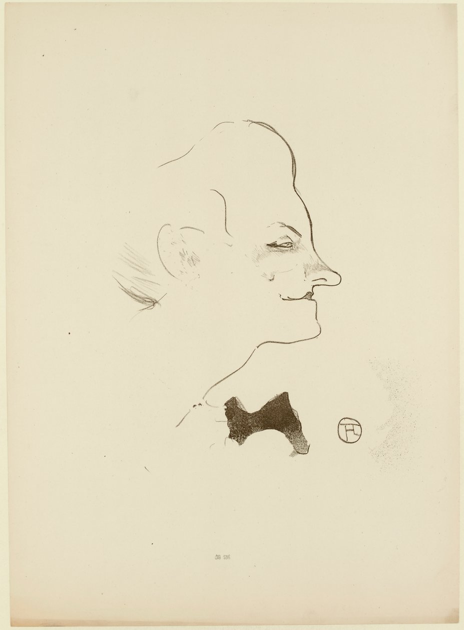 Yvette Guilbert, 1893 de Henri Toulouse Lautrec de