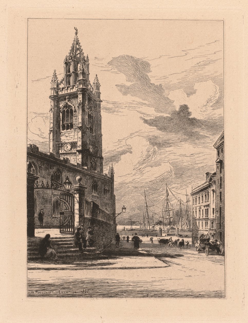 Iglesia de San Nicolás, Liverpool de Henri Toussaint