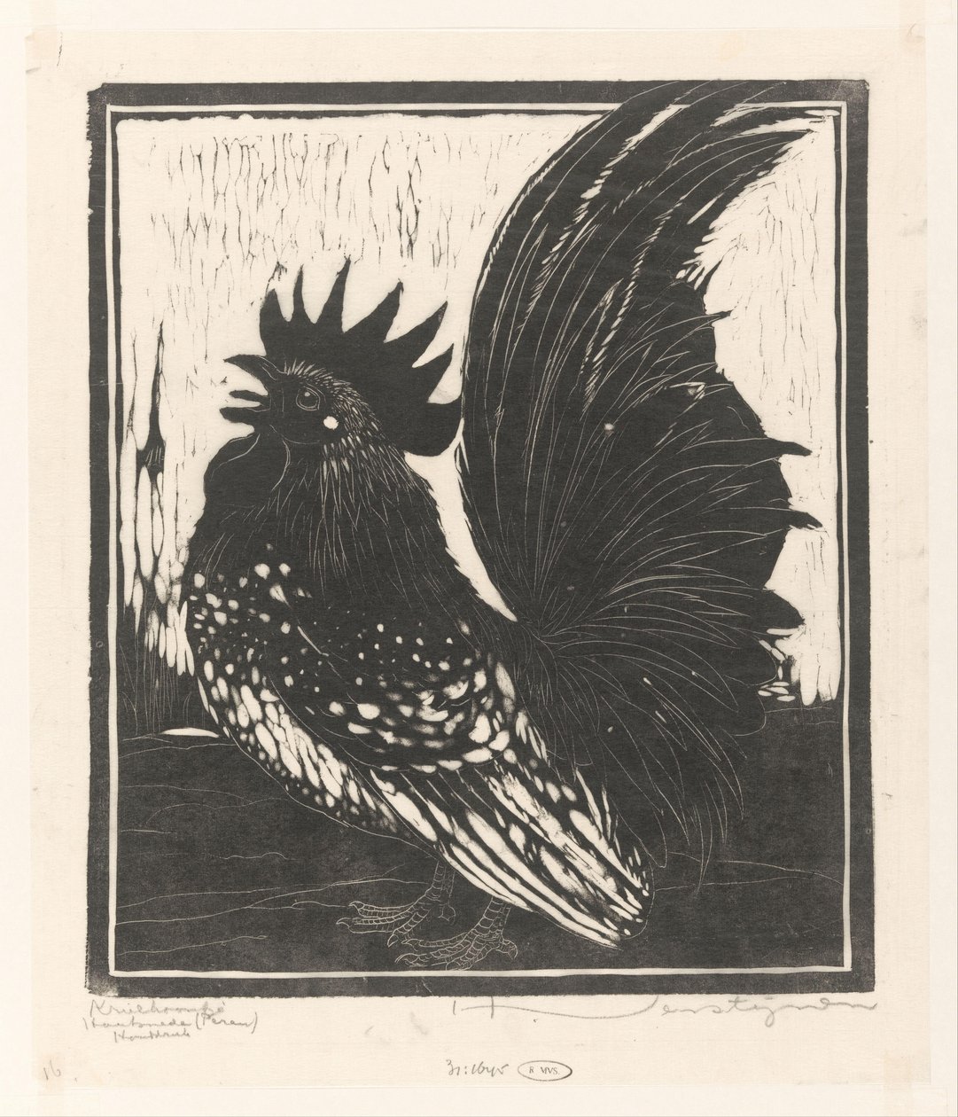 Krielhaantje (título original del objeto) de Henri Verstijnen (signed by artist)