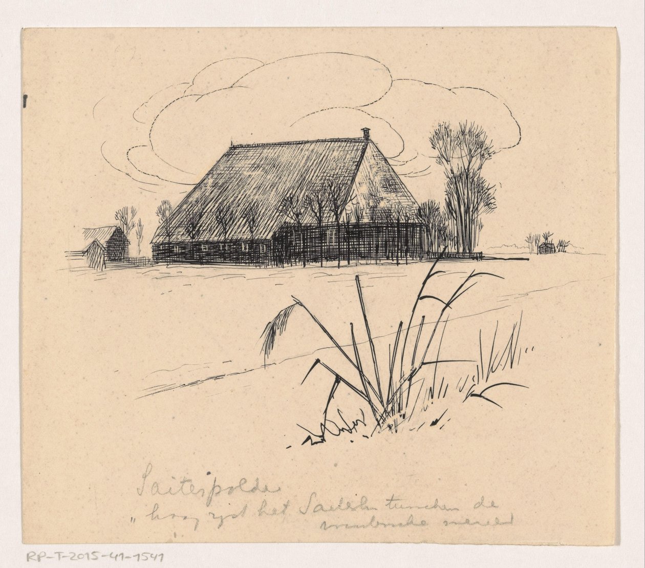 Granero en el Saiterpolder de Henri Verstijnen