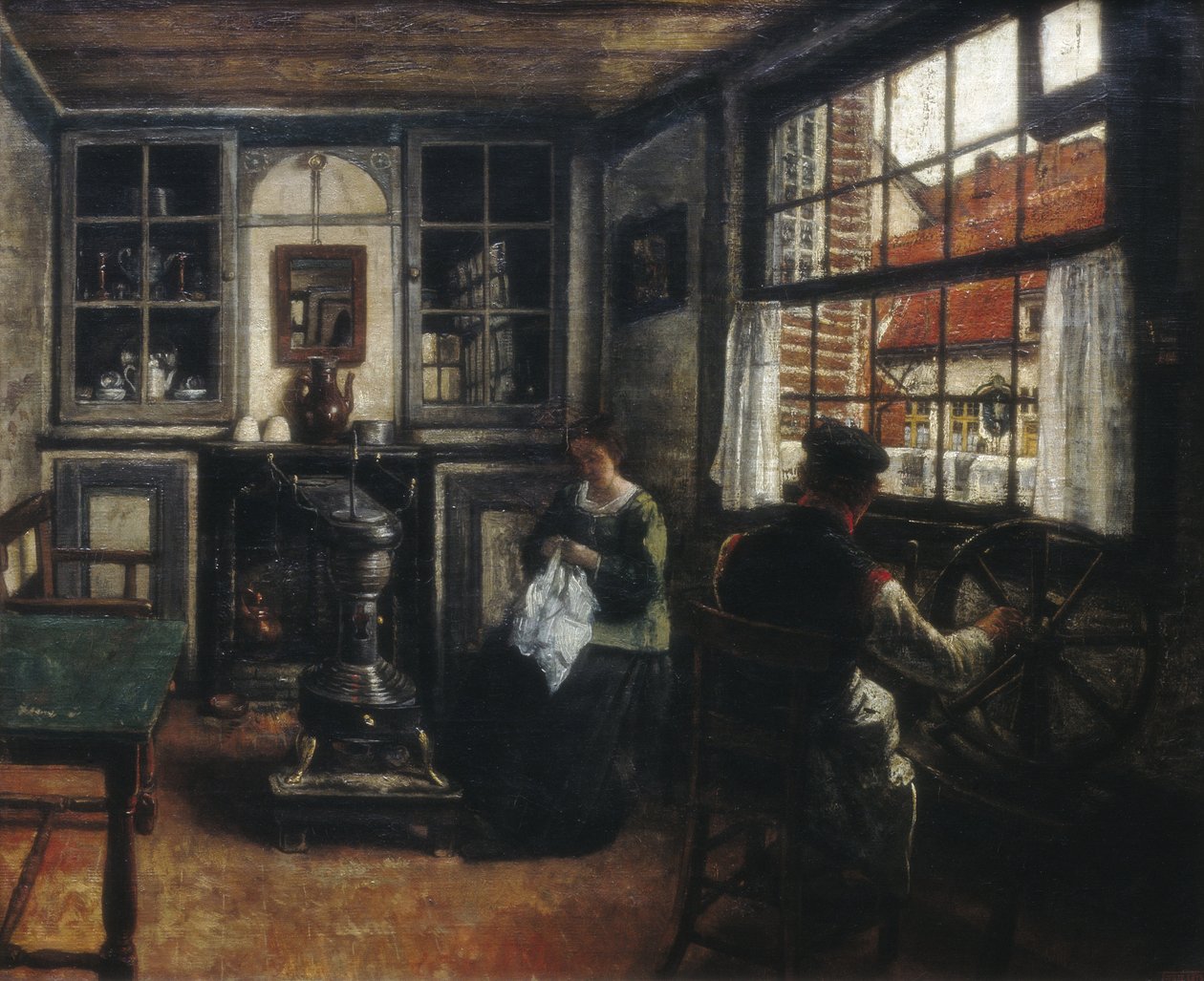 el hilandero de Henri de Braekeleer