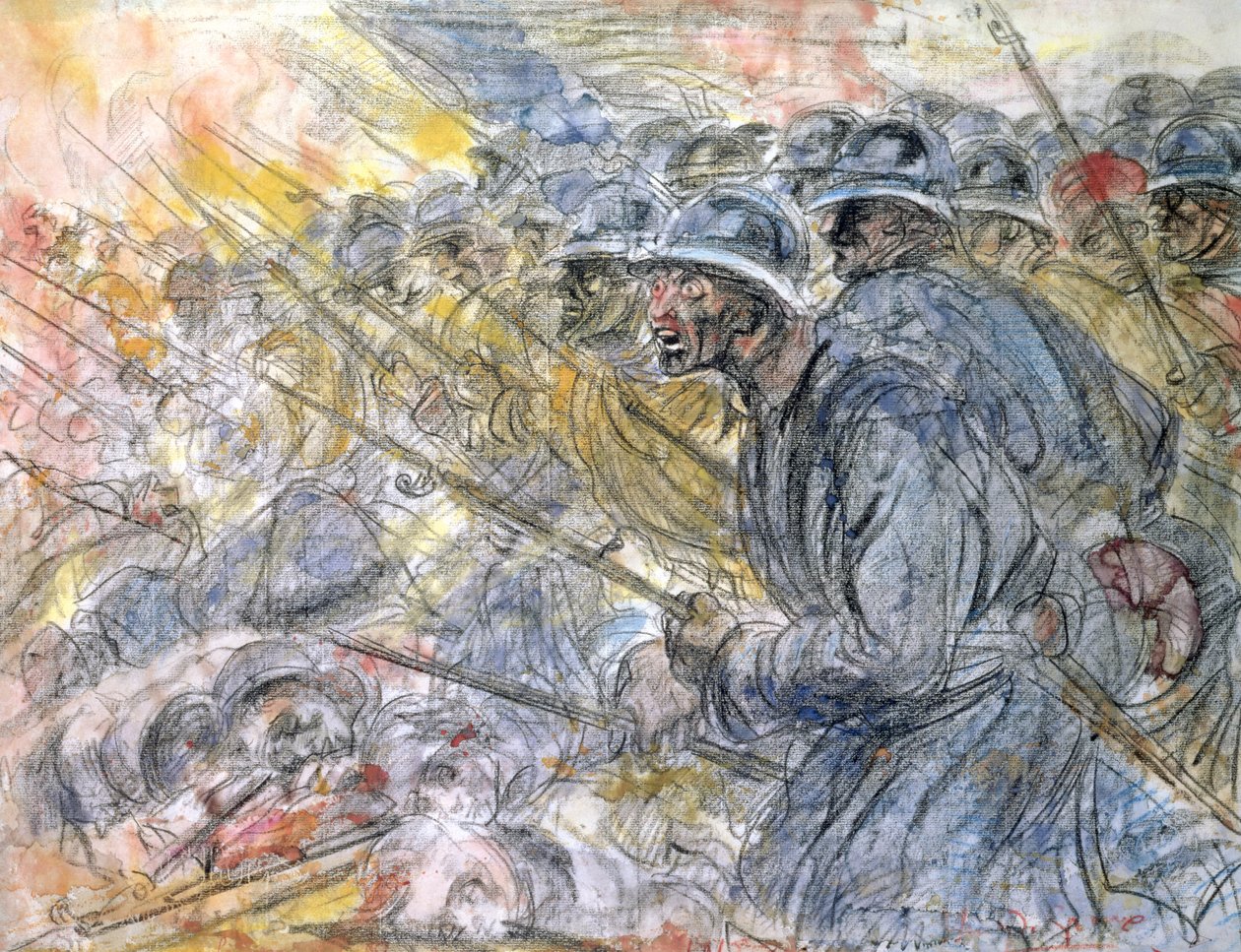 El asalto, Verdún de Henri de Groux