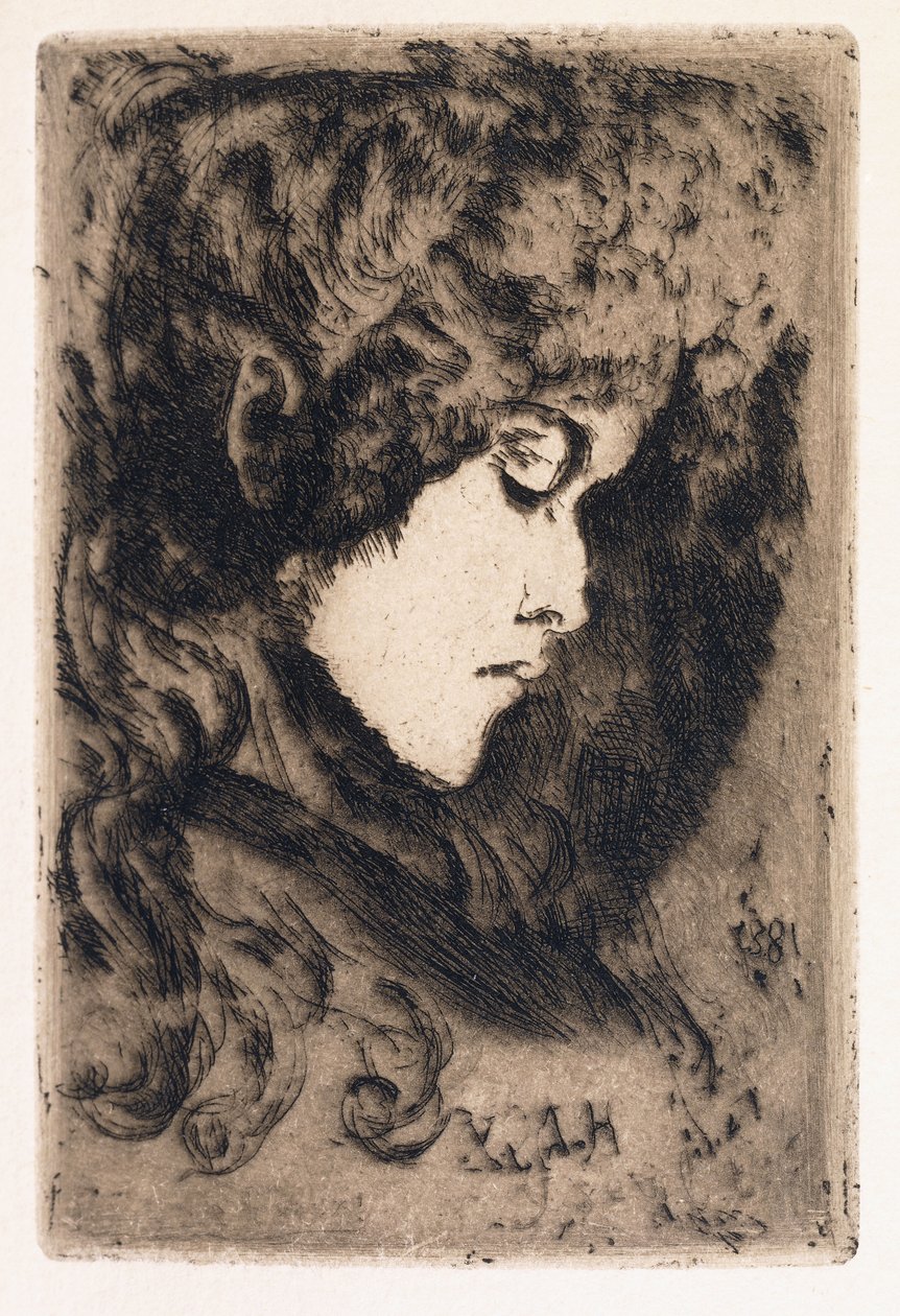 Cabeza de Mujer de Henri de Groux