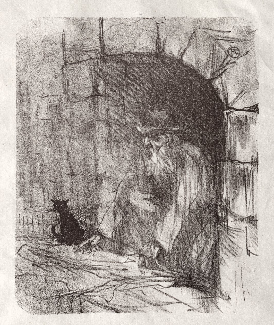 Al pie del Sinaí: Una Trastienda en Cracovia de Henri de Toulouse-Lautrec