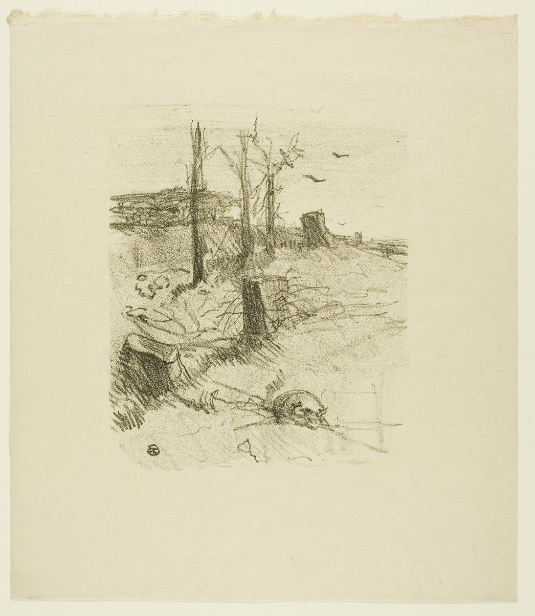 Un Cementerio en Galicia, de Au Pied du Sinaï de Henri de Toulouse-Lautrec