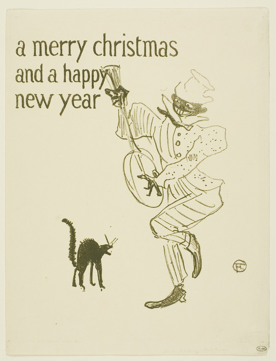 Feliz Navidad de Henri de Toulouse-Lautrec