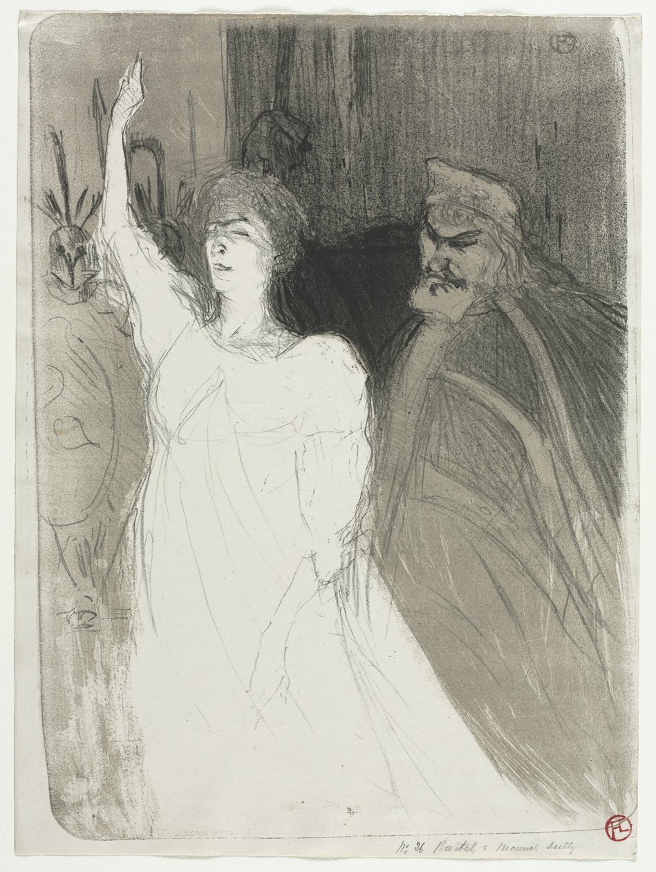Una idilio principesco, Clara Ward de Henri de Toulouse-Lautrec