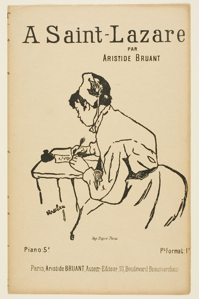 A Saint-Lazare de Henri de Toulouse-Lautrec