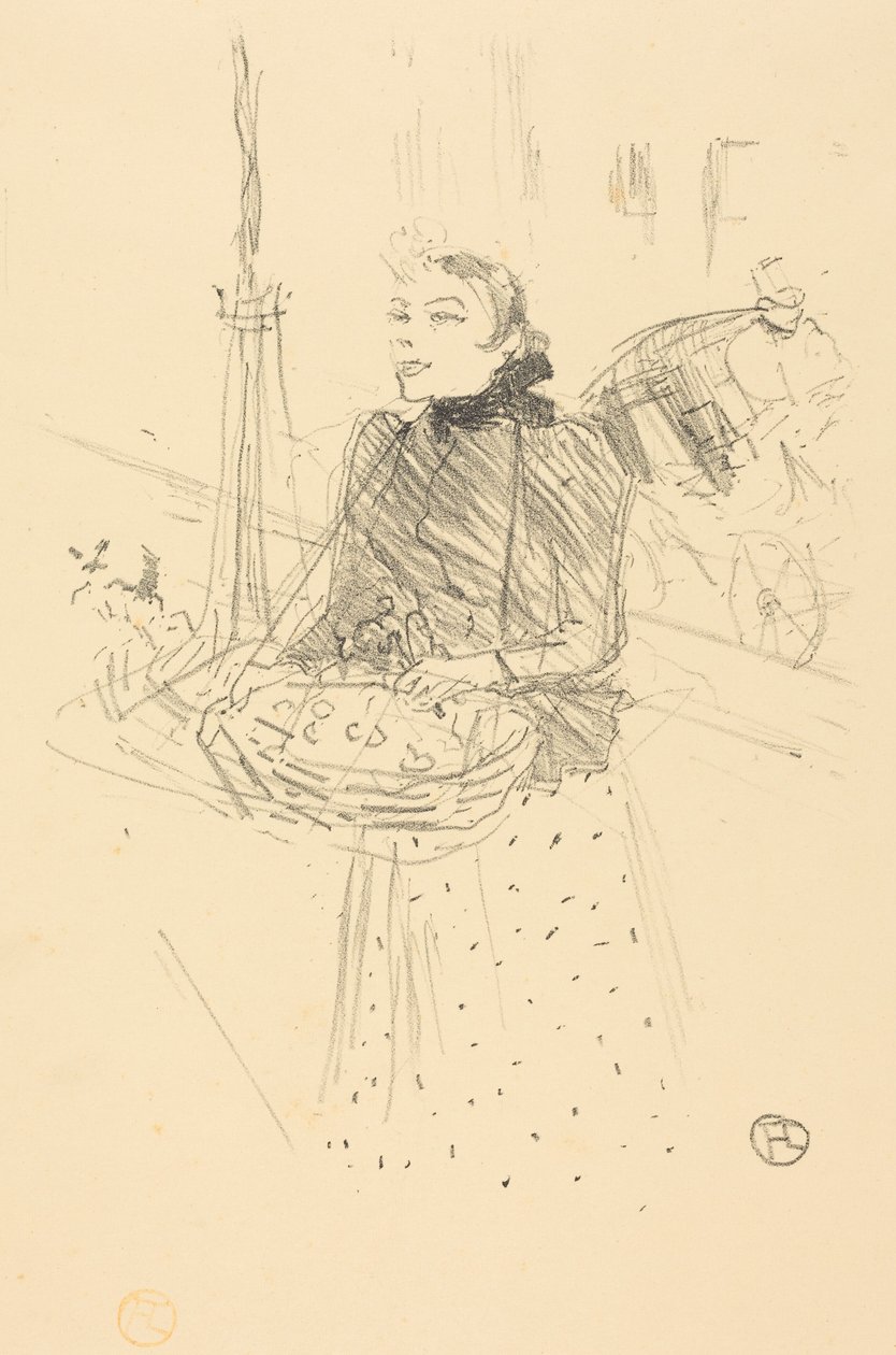Comprad mis hermosas violetas de Henri de Toulouse-Lautrec