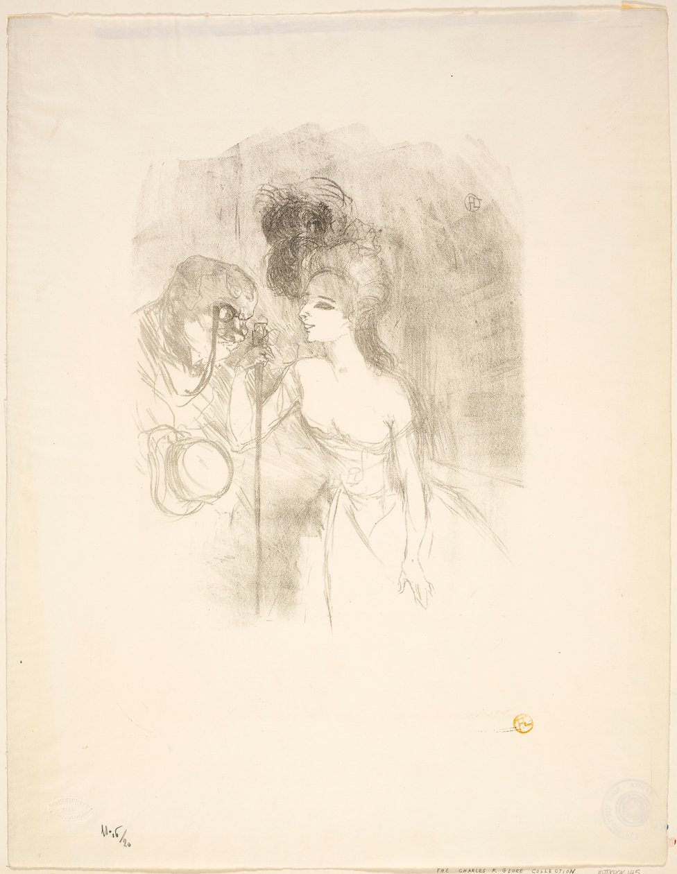 Anna Held y Baldy de Henri de Toulouse-Lautrec