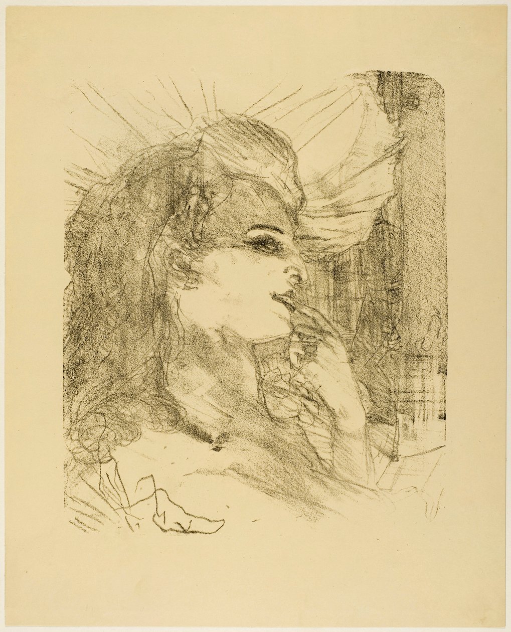 Anna Held, de Trece litografías de Henri de Toulouse-Lautrec