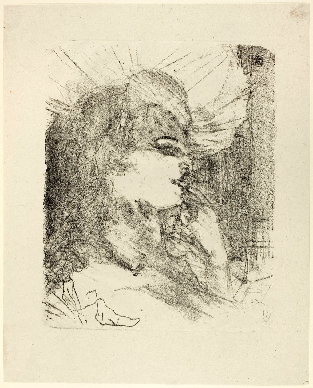 Anna Held, de Trece Litografías de Henri de Toulouse-Lautrec
