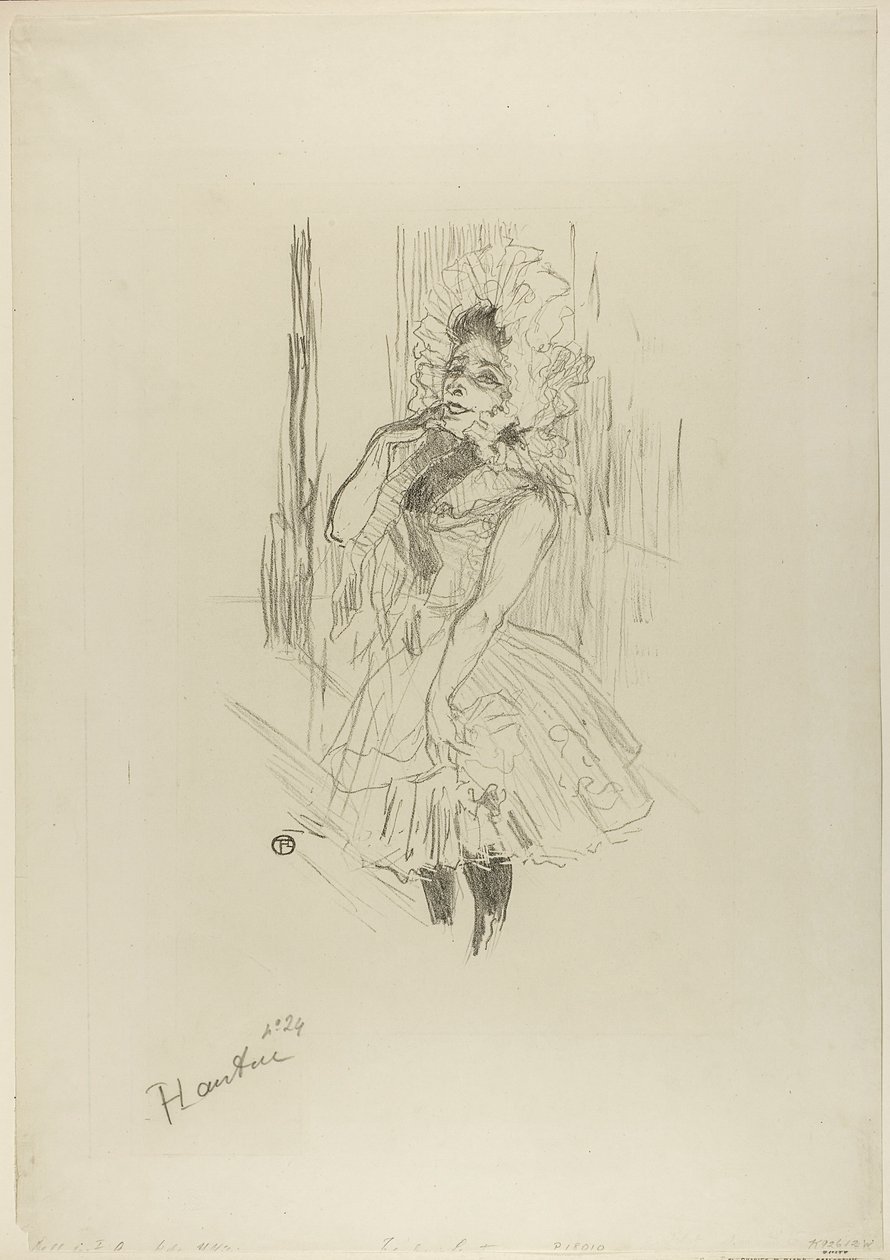 Anna Held, en Toutes ces Dames au Théâtre de Henri de Toulouse-Lautrec