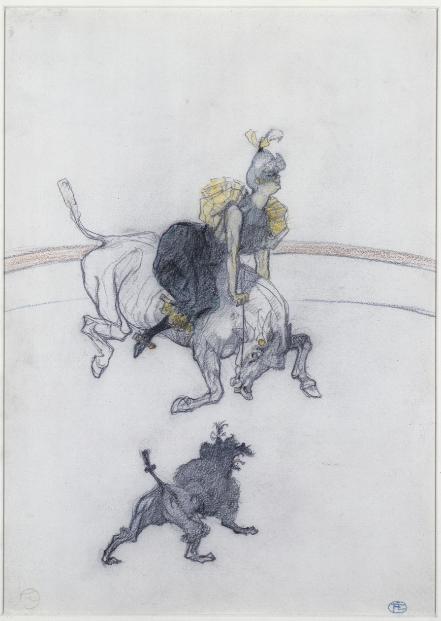 En el circo: El saludo, 1899 de Henri de Toulouse Lautrec