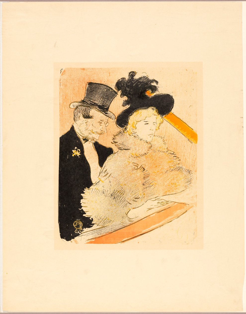 En el concierto de Henri de Toulouse-Lautrec