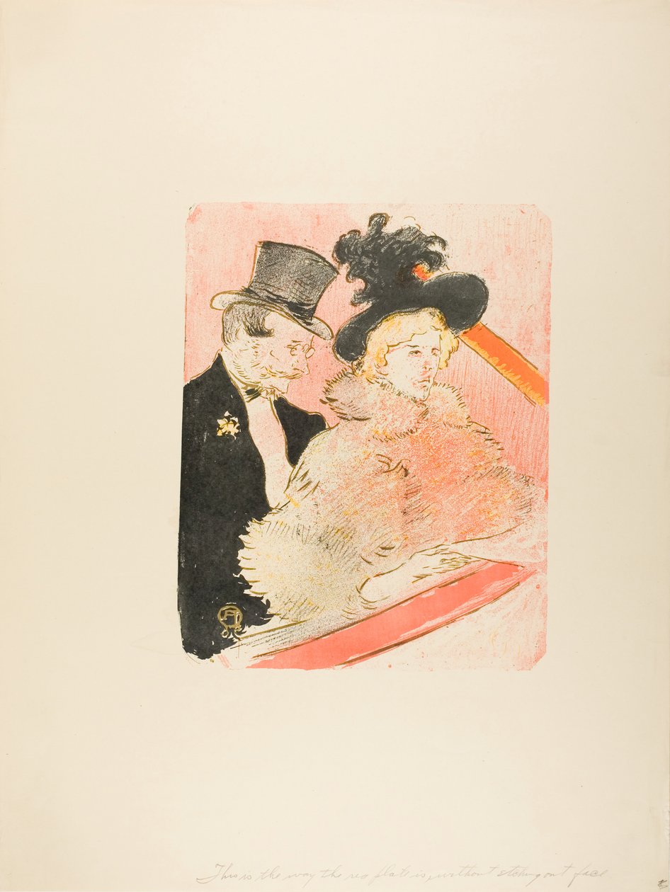 En el concierto de Henri de Toulouse-Lautrec