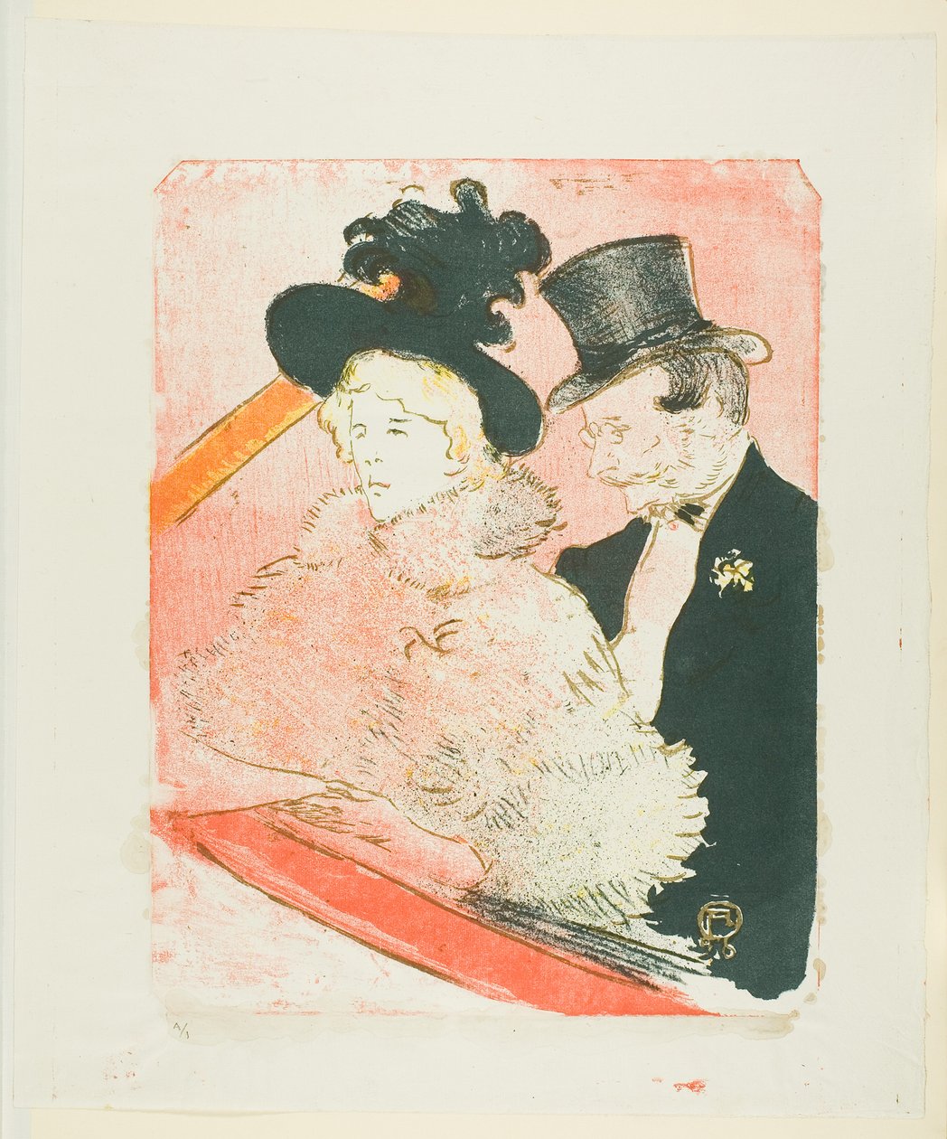 En el concierto de Henri de Toulouse-Lautrec