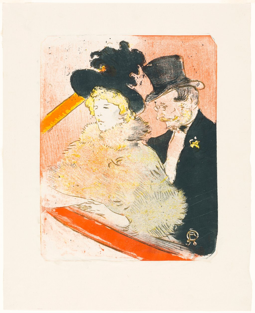En el Concierto de Henri de Toulouse-Lautrec