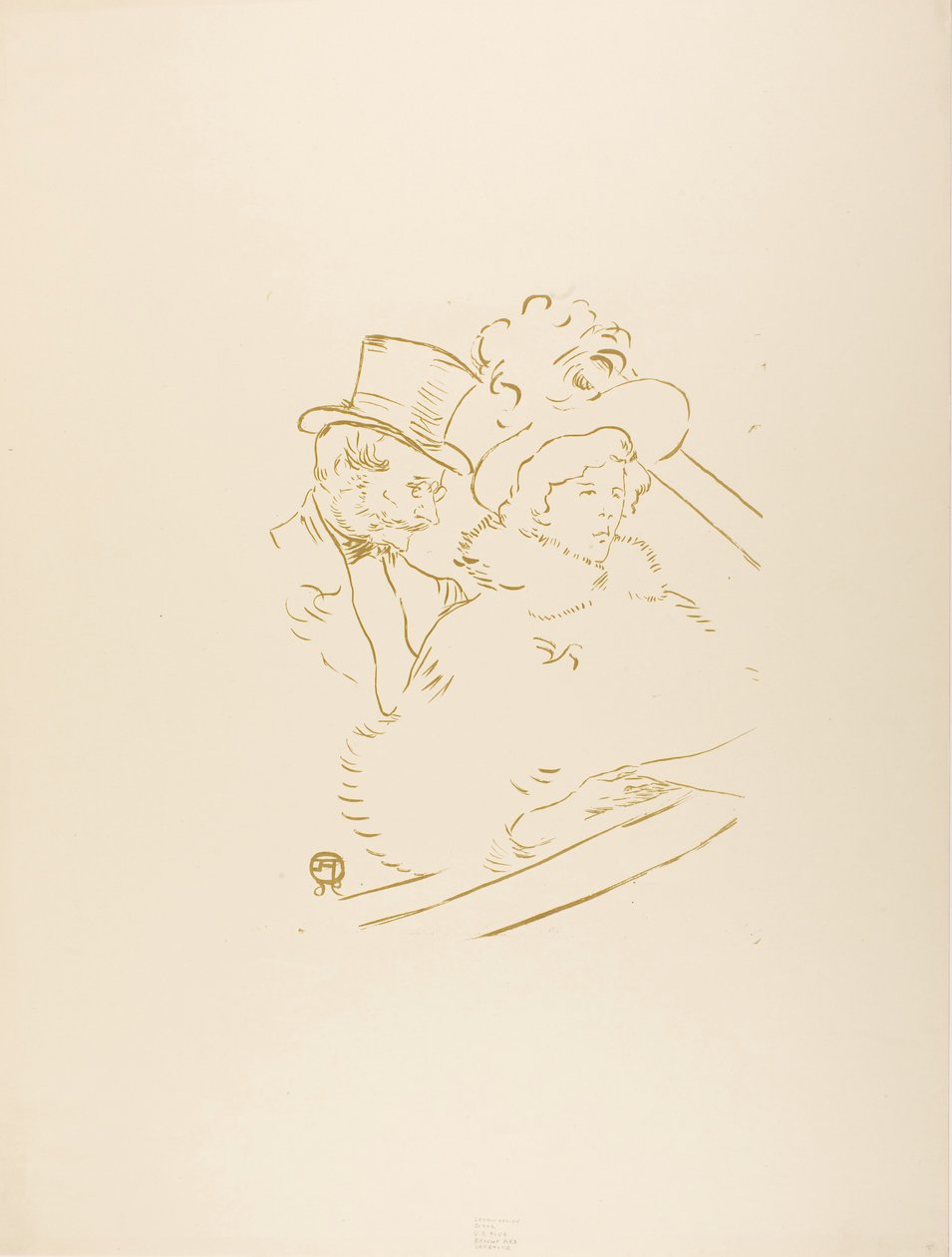 En el Concierto de Henri de Toulouse-Lautrec