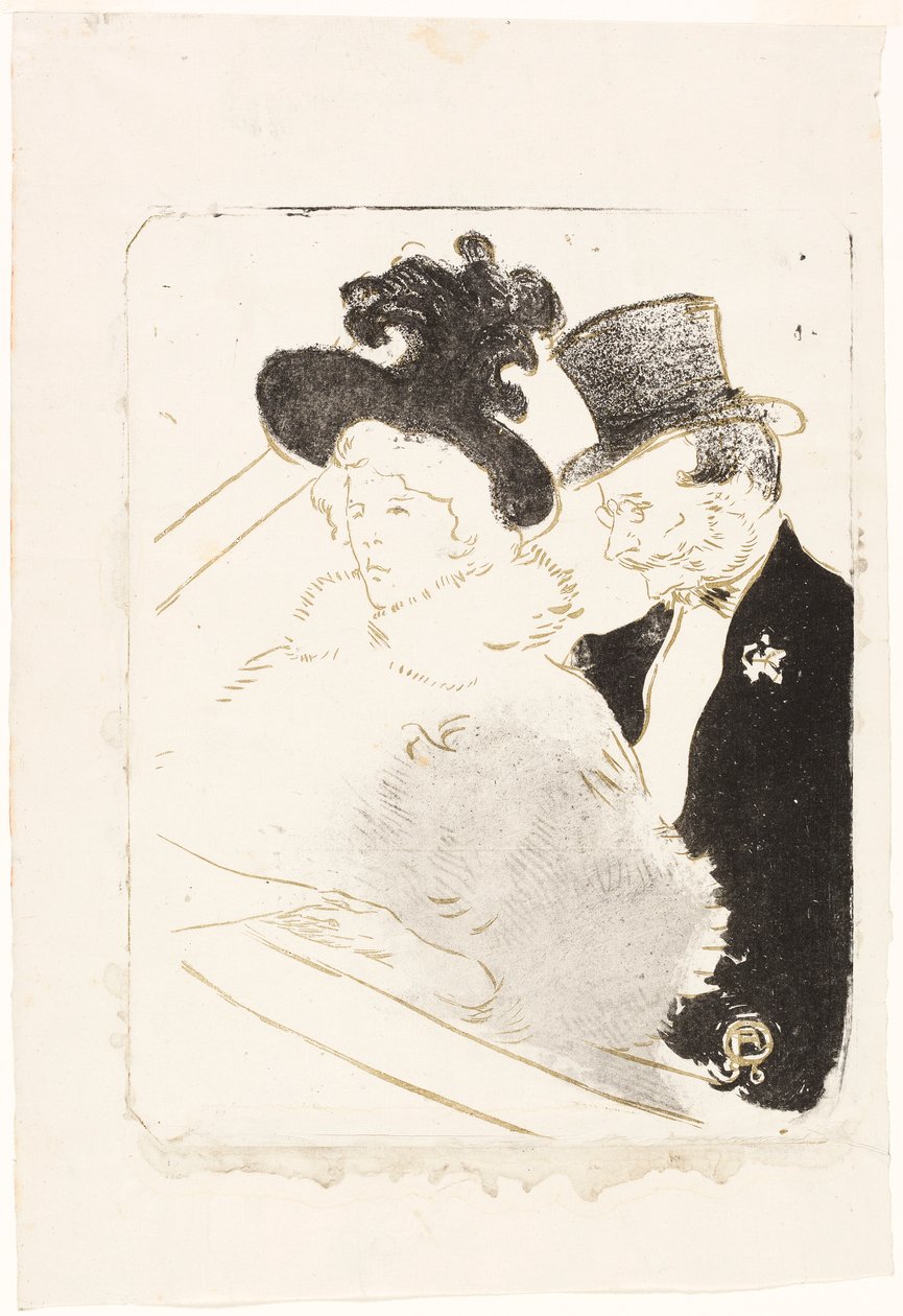 En el concierto de Henri de Toulouse-Lautrec