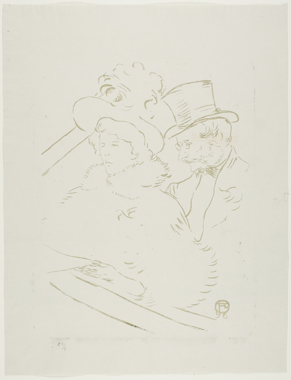 En el concierto de Henri de Toulouse-Lautrec
