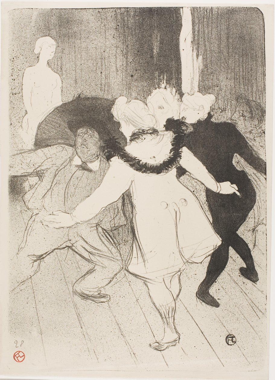 En el Folies-Bergère: La modestia de Monsieur Prudhomme de Henri de Toulouse-Lautrec