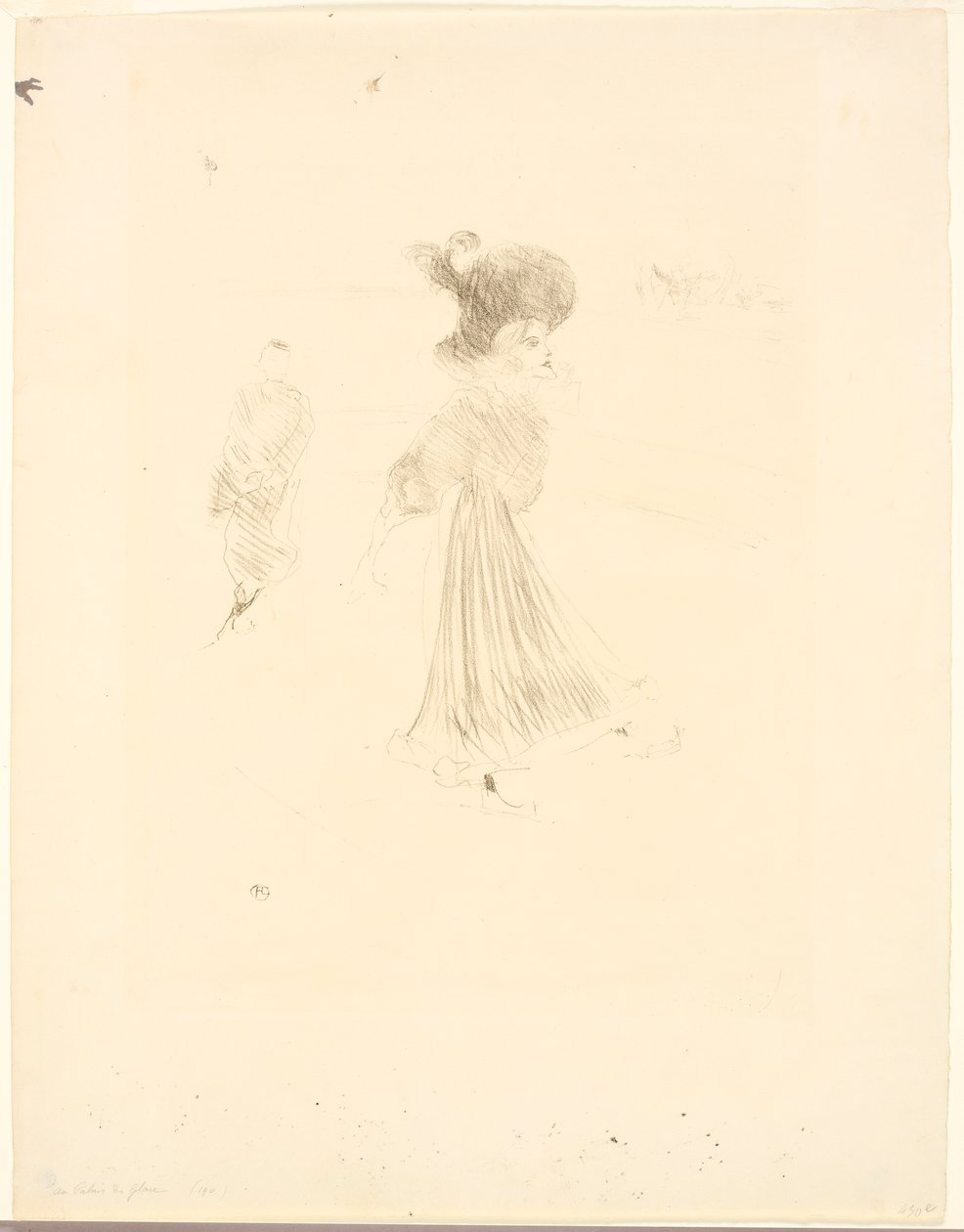 En el Palacio de Hielo de Henri de Toulouse-Lautrec