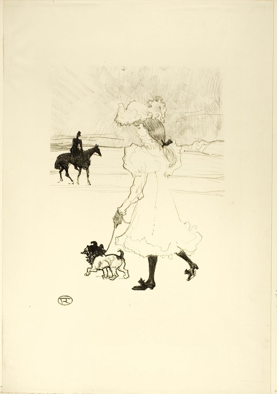 En el Bosque de Henri de Toulouse-Lautrec