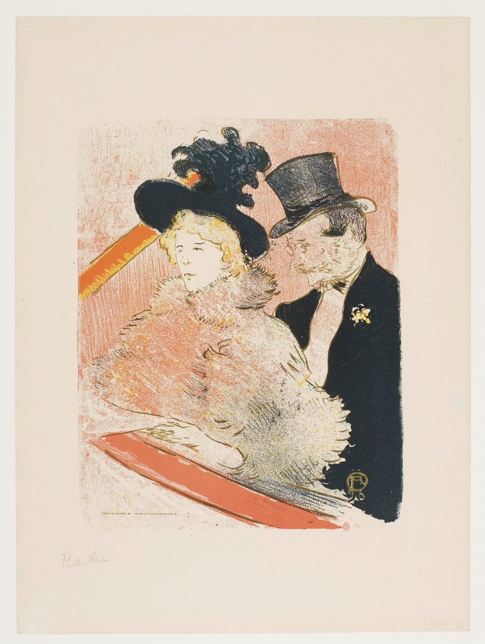 En el concierto de Henri de Toulouse-Lautrec