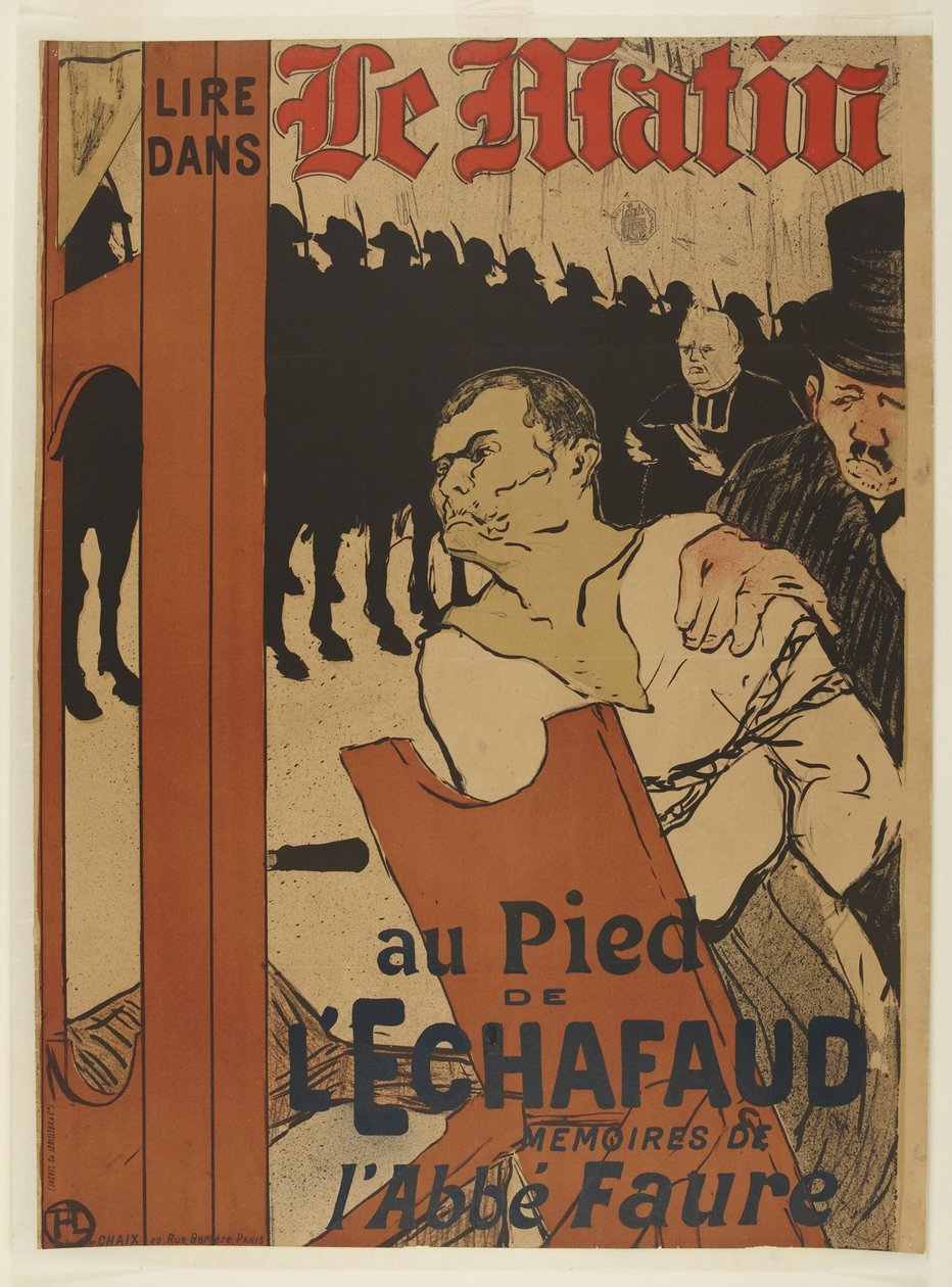 Am Fuße des Schafotts de Henri de Toulouse-Lautrec