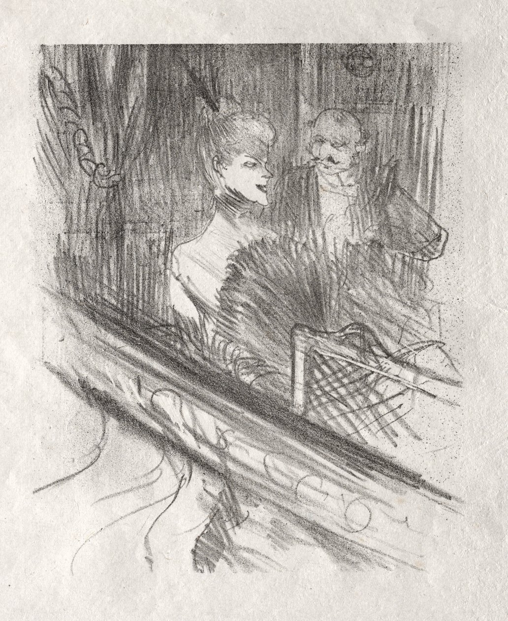 Al pie del Sinaí: El Barón Moisés de Henri de Toulouse-Lautrec