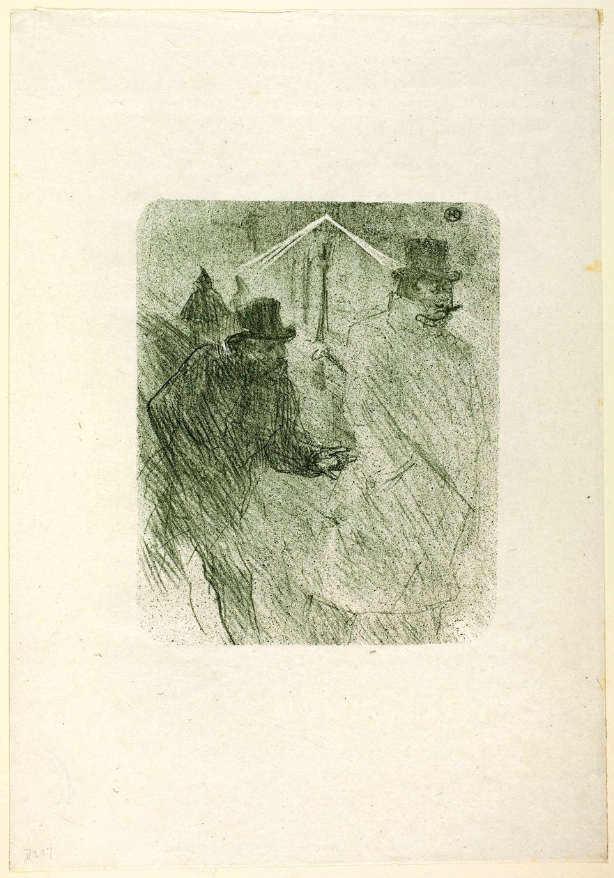 Barón Moïse pidiendo limosna, de Au Pied du Sinaï de Henri de Toulouse-Lautrec