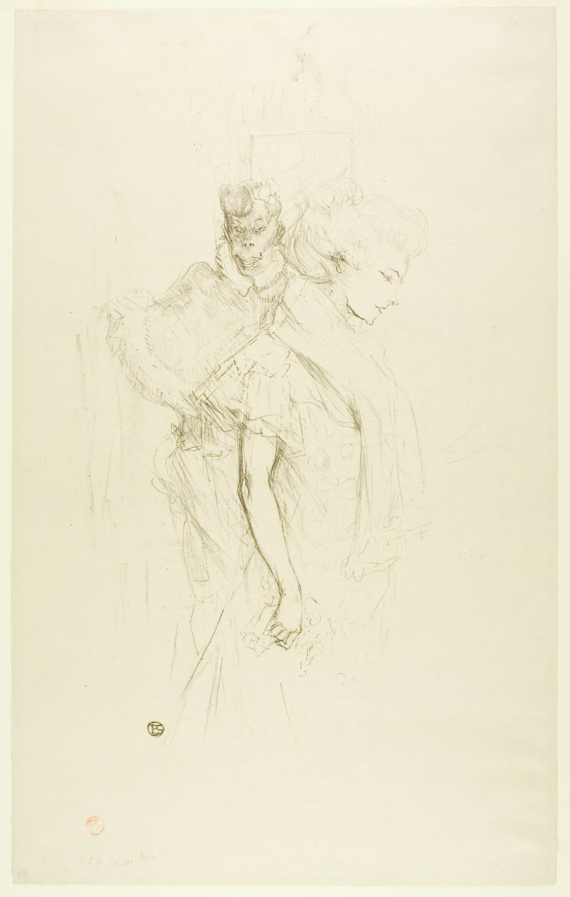 Blanche y Noire de Henri de Toulouse-Lautrec