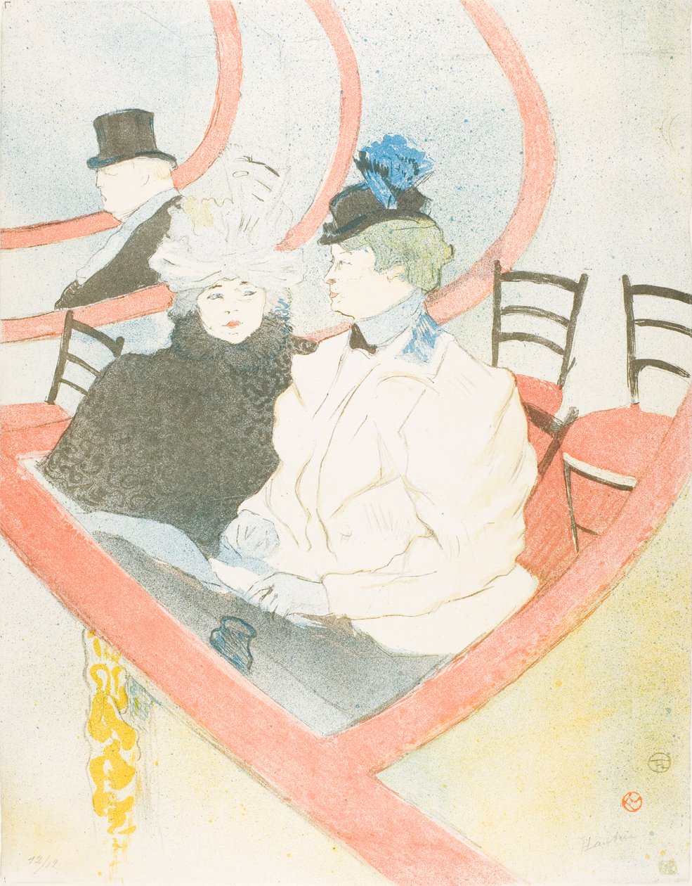 Palco en el Gran Nivel de Henri de Toulouse-Lautrec